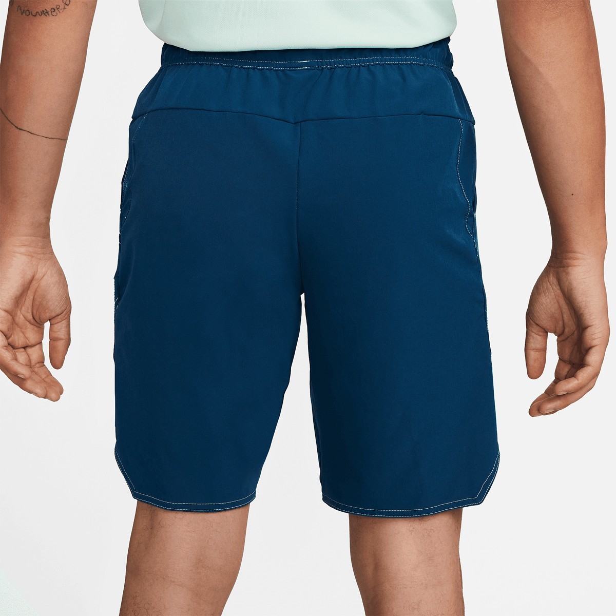 Теннисные шорты мужские Nike Court Advantage Short 9in valerian blue/white