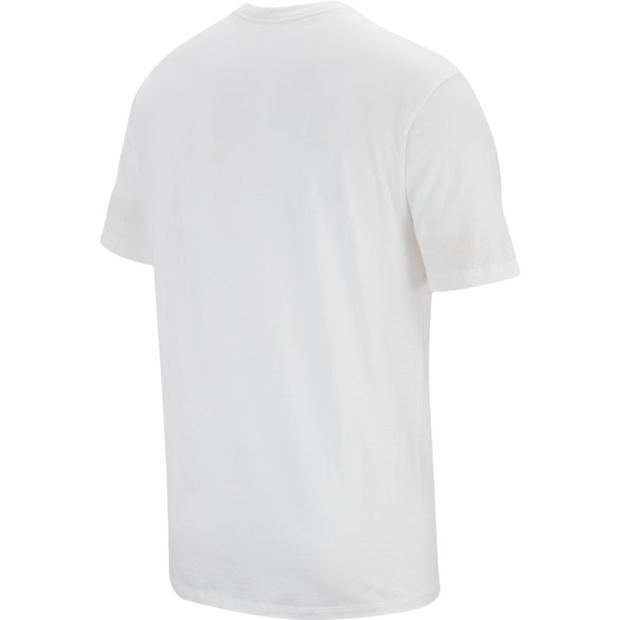 Теннисная футболка мужская Nike NSW Club Tee white/black