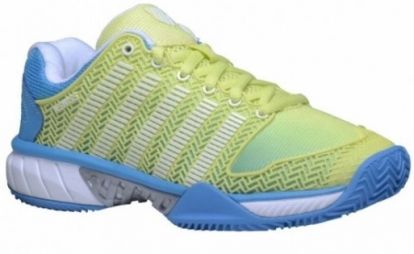 Тенісні кросівки жіночі K-Swiss Hypercourt Exp Hb ГРУНТ blue/yellow Тенісні кросівки жіночі K-Swiss Hypercourt Exp Hb ГРУНТ blue/yellow