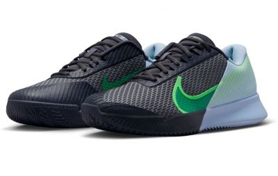 Тенісні кросівки чоловічі Nike Zoom Vapor Pro 2 Грунт gridiron/cobalt bliss/green strike/stadium g Тенісні кросівки чоловічі Nike Zoom Vapor Pro 2 Грунт gridiron/cobalt bliss/green strike/stadium g
