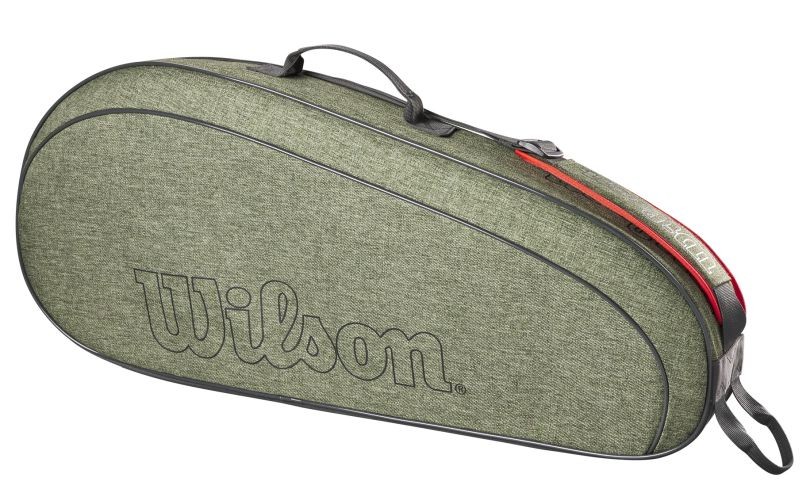 Тенісна сумка Wilson Team 3 Pk Racket Bag heather green