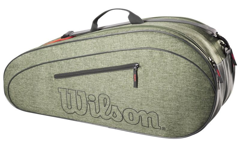 Тенісна сумка Wilson Team 6 Pk Bag heather green