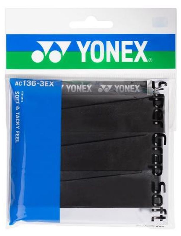 Намотка Yonex Super Grap Soft (3 шт.) black