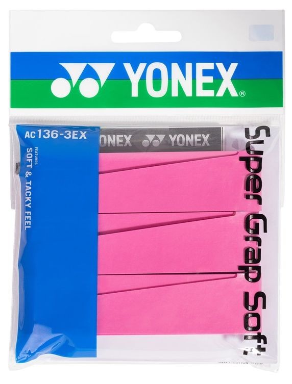 Намотка Yonex Super Grap Soft (3 шт.) pink