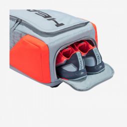 Тенісний рюкзак Head Rebel Backpack grey/orange Тенісний рюкзак Head Rebel Backpack grey/orange
