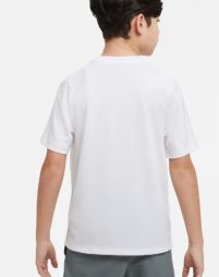 Тенісна футболка дитяча Nike Multi Graphic T-Shirt white/rush fuchsia Тенісна футболка дитяча Nike Multi Graphic T-Shirt white/rush fuchsia