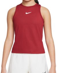 Тенісна майка для дівчат Nike Court Victory Tank pomegranate/white Тенісна майка для дівчат Nike Court Victory Tank pomegranate/white