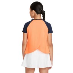 Тенісна футболка дитяча Nike Victory Top G peach cream/obsidian/white Тенісна футболка дитяча Nike Victory Top G peach cream/obsidian/white