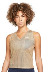 Тенісна майка жіноча Nike Court Victory Printed Tennis Tank peach cream/white Тенісна майка жіноча Nike Court Victory Printed Tennis Tank peach cream/white