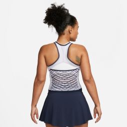Теннисная майка женская Nike Court Slam Tank Top oxygen purple/gridiron/black