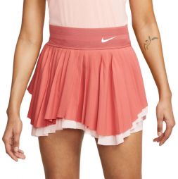Теннисная юбка женская Nike Court Slam Tennis Skirt adobe/pink bloom/white