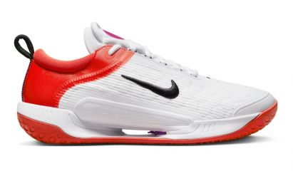 Тенісні кросівки чоловічі Nike Zoom Court NXT white/black/picante red/fuchsia dream Тенісні кросівки чоловічі Nike Zoom Court NXT white/black/picante red/fuchsia dream