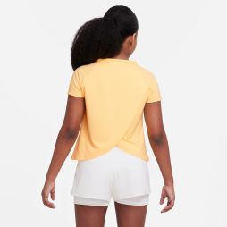 Тенісна футболка дитяча Nike Victory Top G citron pulse/citron pulse/white Тенісна футболка дитяча Nike Victory Top G citron pulse/citron pulse/white
