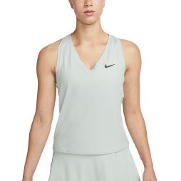 Теннисная майка женская Nike Court Victory Tank light silver/black