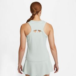 Теннисная майка женская Nike Court Victory Tank light silver/black