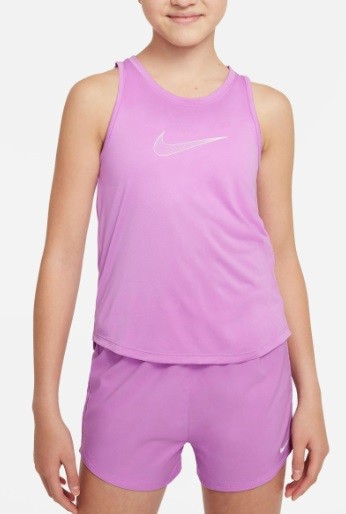 Теннисная майка для девочек Nike Graphic Tank rush fuchsia/white