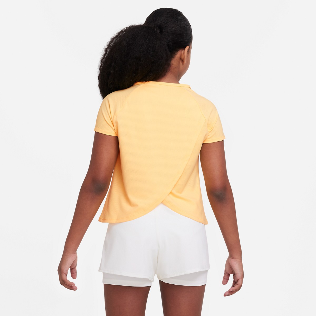 Тенісна футболка дитяча Nike Victory Top G citron pulse/citron pulse/white