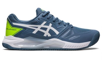 Тенісні кросівки чоловічі Asics Gel-Challenger 13 Грунт steel blue/white Тенісні кросівки чоловічі Asics Gel-Challenger 13 Грунт steel blue/white