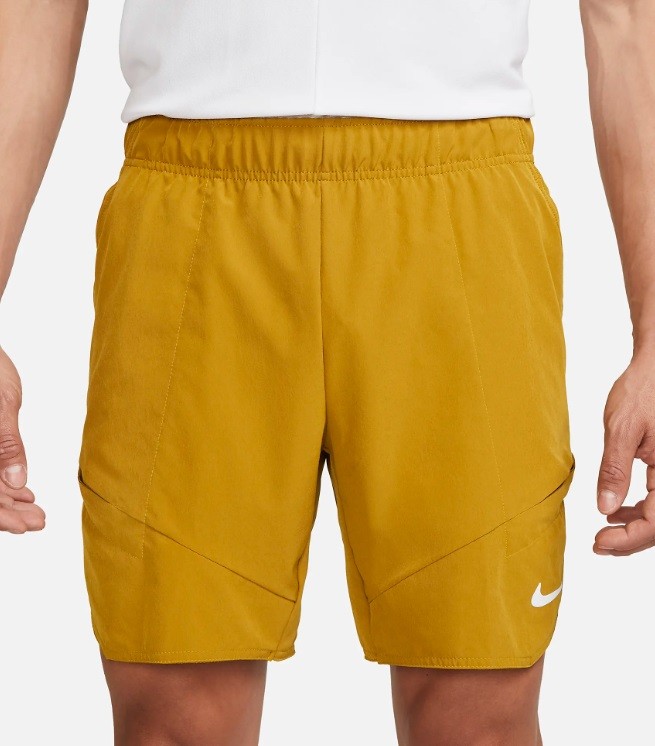 Тенісні шорти чоловічі Nike Court Advantage Short 7in bronzine/lime blast/white