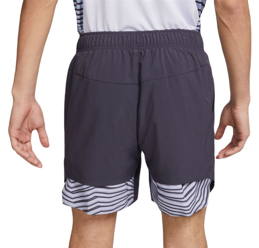 Тенісні шорти чоловічі Nike Slam Tennis Shorts gridiron/white