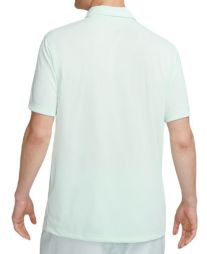 Теннисная футболка мужская Nike Court Solid Polo barely green/black