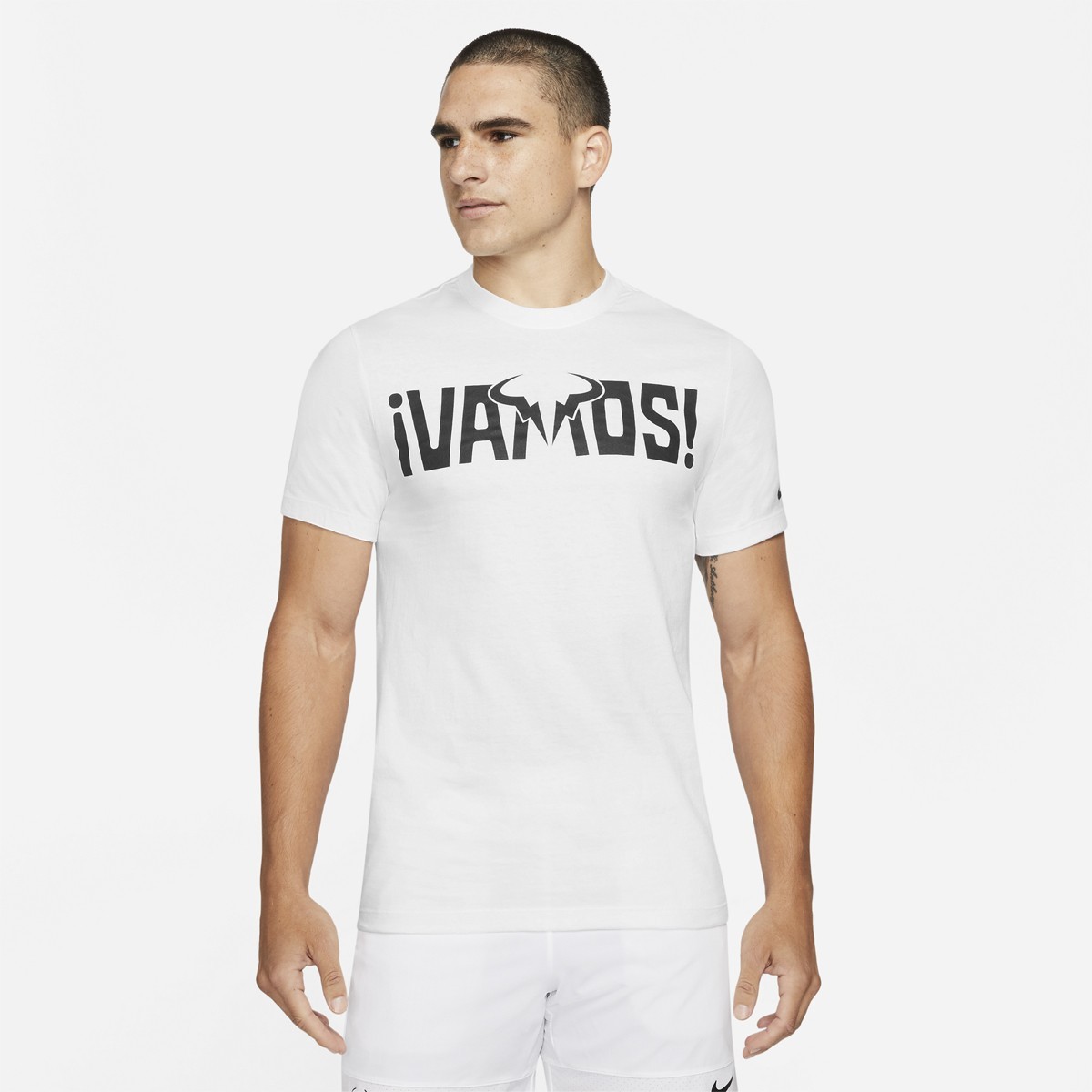 Тенісна футболка чоловіча Nike Rafa Paris Vamos T-shirt white