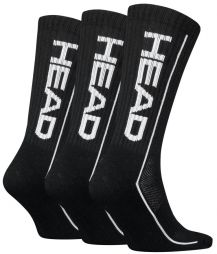 Head Performance Crew 3-pack/black/black/white