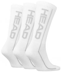 Head Performance Crew 3-pack/white/white/grey