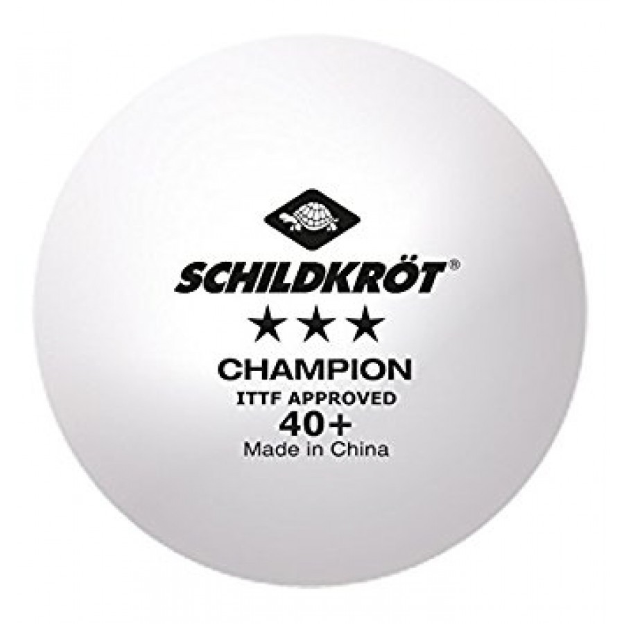 М'ячі для настільного тенісу Donic Champion 40+ 3* white 3шт.