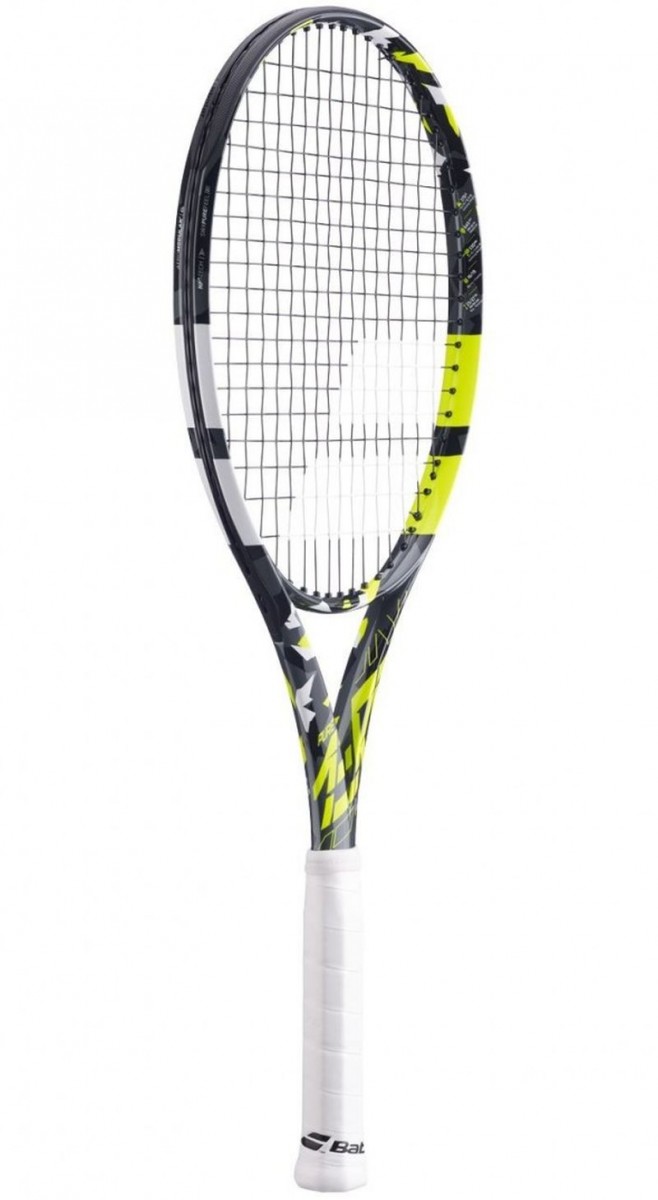 Теннисная ракетка Babolat Pure Aero Lite strung grey/yellow/white