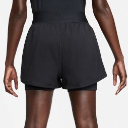 Теннисные шорты женские Nike Court Advantage Short black/black/white