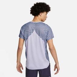 Теннисная футболка мужская Nike Slam Tennis Top oxygen purple/black