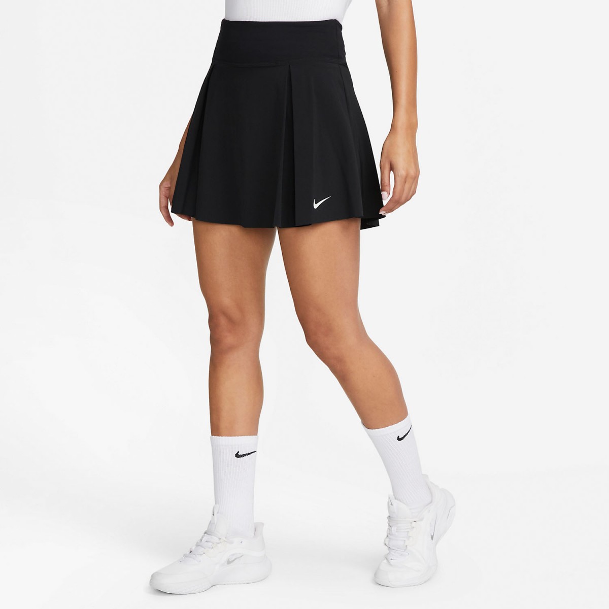 Теннисная юбка женская Nike Court Advantage Club Skirt black/white