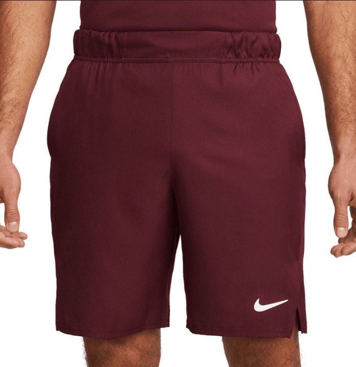 Теннисные шорты мужские Nike Court Flex Victory 9IN Short night maroon/white