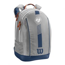 Тенісний рюкзак дитячий Wilson Roland Garros Junior Backpack grey/blue