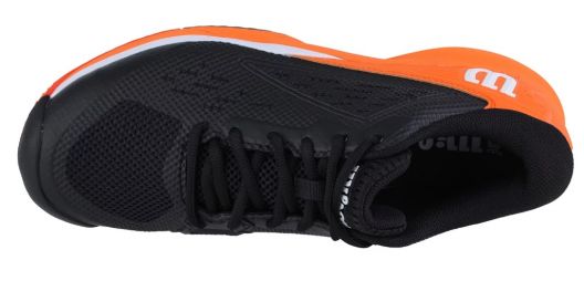 Тенісні кросівки чоловічі Wilson Rush Pro Ace black/orange Тенісні кросівки чоловічі Wilson Rush Pro Ace black/orange