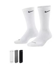 Nike Everyday Plus Cushioned Crew 3-pack/black/grey/white Nike Everyday Plus Cushioned Crew 3-pack/black/grey/white