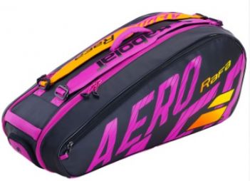 Тенісна сумка Babolat Pure Aero RAFA x6 black/orange/purple Тенісна сумка Babolat Pure Aero RAFA x6 black/orange/purple