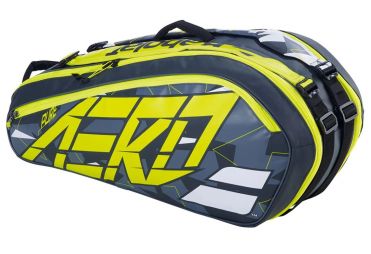 Тенісна сумка Babolat Pure Aero x6 grey/yellow/white Тенісна сумка Babolat Pure Aero x6 grey/yellow/white