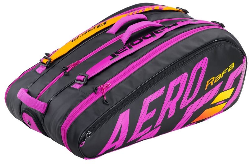 Теннисная сумка Babolat Pure Aero RAFA x12 black/orange/purple