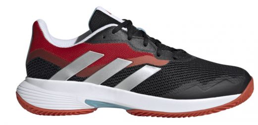 Тенісні кросівки чоловічі Adidas CourtJam Control ГРУНТ core black/cloud white/better scarlet Тенісні кросівки чоловічі Adidas CourtJam Control ГРУНТ core black/cloud white/better scarlet