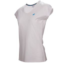 Тенісна футболка жіноча Babolat Core Tee Women white Тенісна футболка жіноча Babolat Core Tee Women white