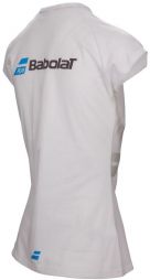 Тенісна футболка жіноча Babolat Core Tee Women white Тенісна футболка жіноча Babolat Core Tee Women white