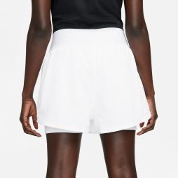 Теннисные шорты женские Nike Court Advantage Short white/white/black