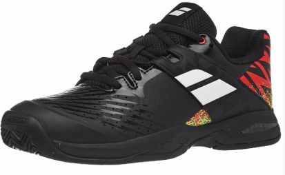 Детские теннисные кроссовки Babolat Propulse Грунт Junior black/white Детские теннисные кроссовки Babolat Propulse Грунт Junior black/white