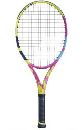 Теннисная ракетка детская Babolat Pure Aero RAFA Jr (26) NC yellow/pink/blue