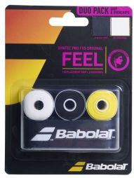 Ручка для ракетки Babolat Syntec Pro х1 + VS Original x3 (1 штука + 3 намотки) black/yellow/white Ручка для ракетки Babolat Syntec Pro х1 + VS Original x3 (1 штука + 3 намотки) black/yellow/white