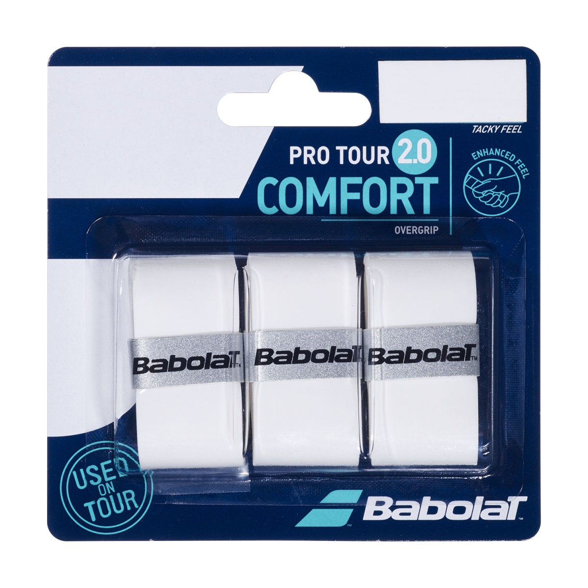 Намотка Babolat Pro Tour 2.0 (3 шт.) white