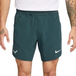 Теннисные шорты мужские Nike Rafa Short deep jungle/lime ice/white