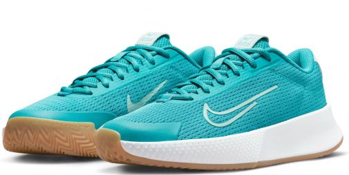 Тенісні кросівки жіночі Nike Vapor Lite 2 ГРУНТ teal nebula/white/gum light brown Тенісні кросівки жіночі Nike Vapor Lite 2 ГРУНТ teal nebula/white/gum light brown